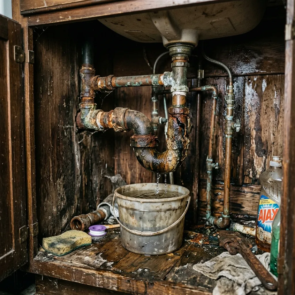Before Plumbing Fix