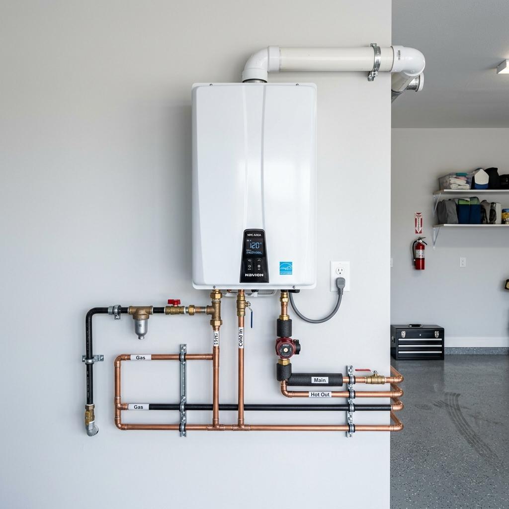Water heater maintenance inspection